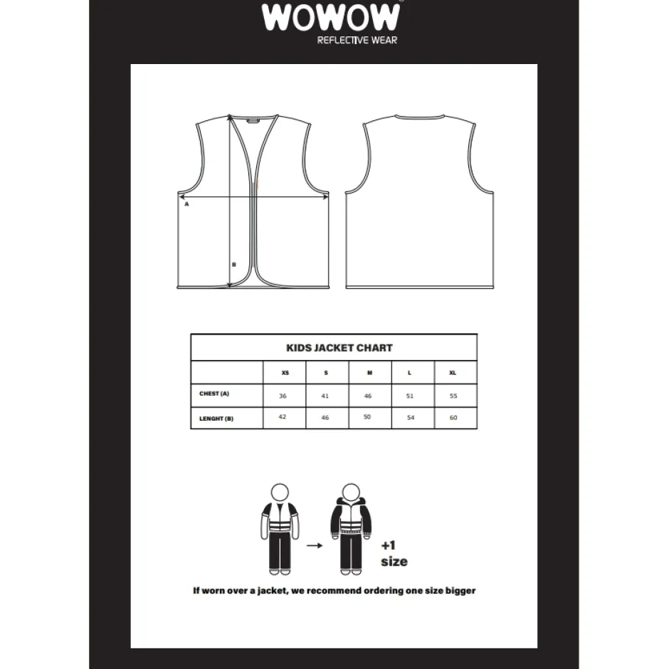 Overige Producten < WOWOW Yoho Full Reflective Veiligheidsvest Kinderen - roze