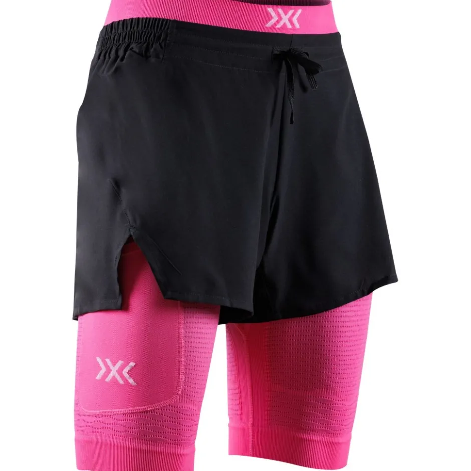 Broeken & Rokken < X-Bionic Effektor 2-In-1 hort Dae - x back/neo pink