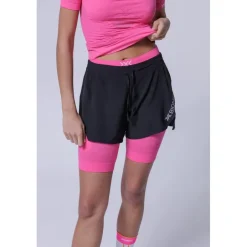 Broeken & Rokken < X-Bionic Effektor 2-In-1 hort Dae - x back/neo pink