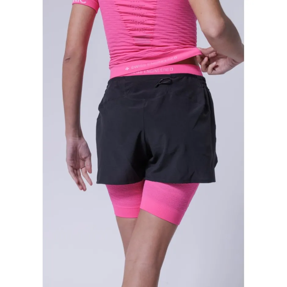 Broeken & Rokken < X-Bionic Effektor 2-In-1 hort Dae - x back/neo pink
