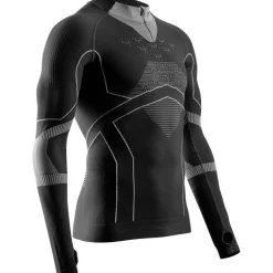 X-Bionic Energy Accumulator Light 1/2-Zip Hemd met Lange Mouwen Heren - x black/light grey