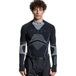X-Bionic Energy Accumulator Light 1/2-Zip Hemd met Lange Mouwen Heren - x black/light grey