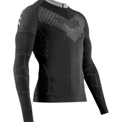 X-Bionic Twyce Race Shirt met lange mouwen Heren - black/charcoal