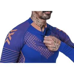 X-Bionic Twyce Race Shirt met lange mouwen Heren - black/charcoal