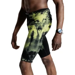 X-Bionic Effektor Hardloopleggings voor heren - tie dye electric energy