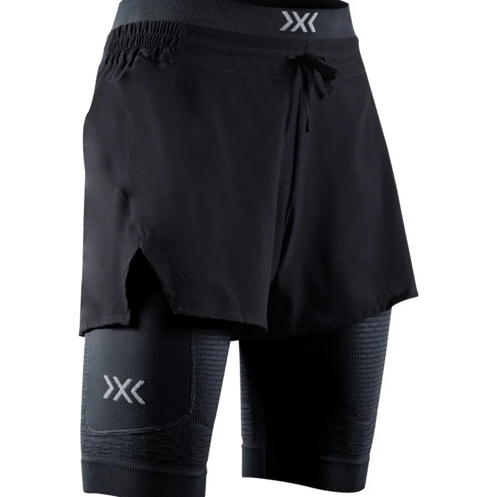 X-Bionic Effektor 2-In-1 Shorts Dames - black/X black