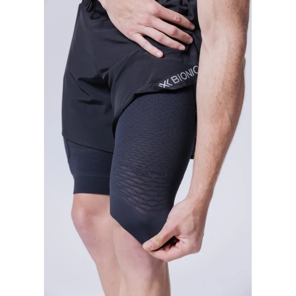 X-Bionic Effektor 2-In-1 Shorts Heren - x black/x black