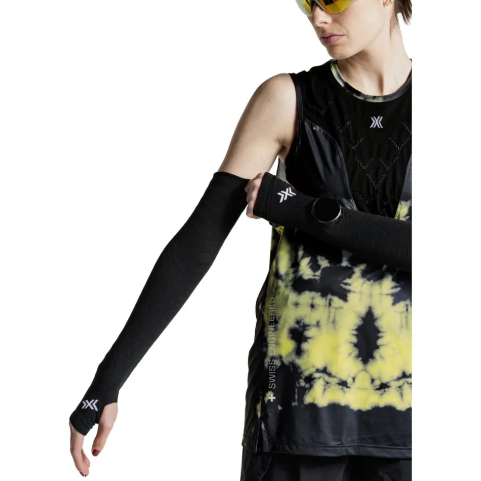 X-Bionic Hardlopen-armwarmers - x black