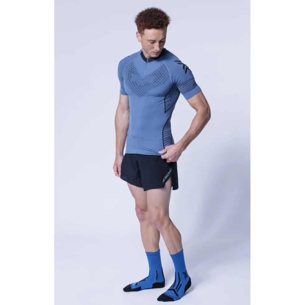 X-Bionic Twyce Race Shirt Heren - slate blue/x black