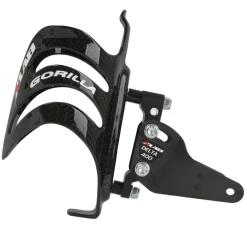 XLAB Delta 400 Adapter + Gorilla Carbon Fleshouder - black