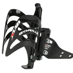 XLAB Delta 400 Adapter + Gorilla Carbon Fleshouder - black