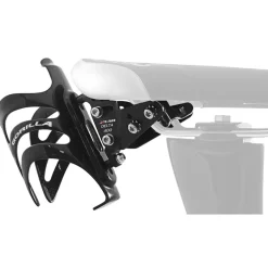 XLAB Delta 400 Adapter + Gorilla Carbon Fleshouder - black
