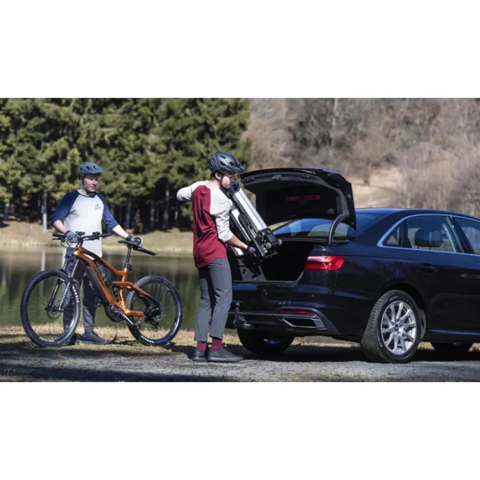 XLC Almada Work-E VC-C07 Fietsdrager Achterkant - voor 2 E-Bikes, opvouwbaar