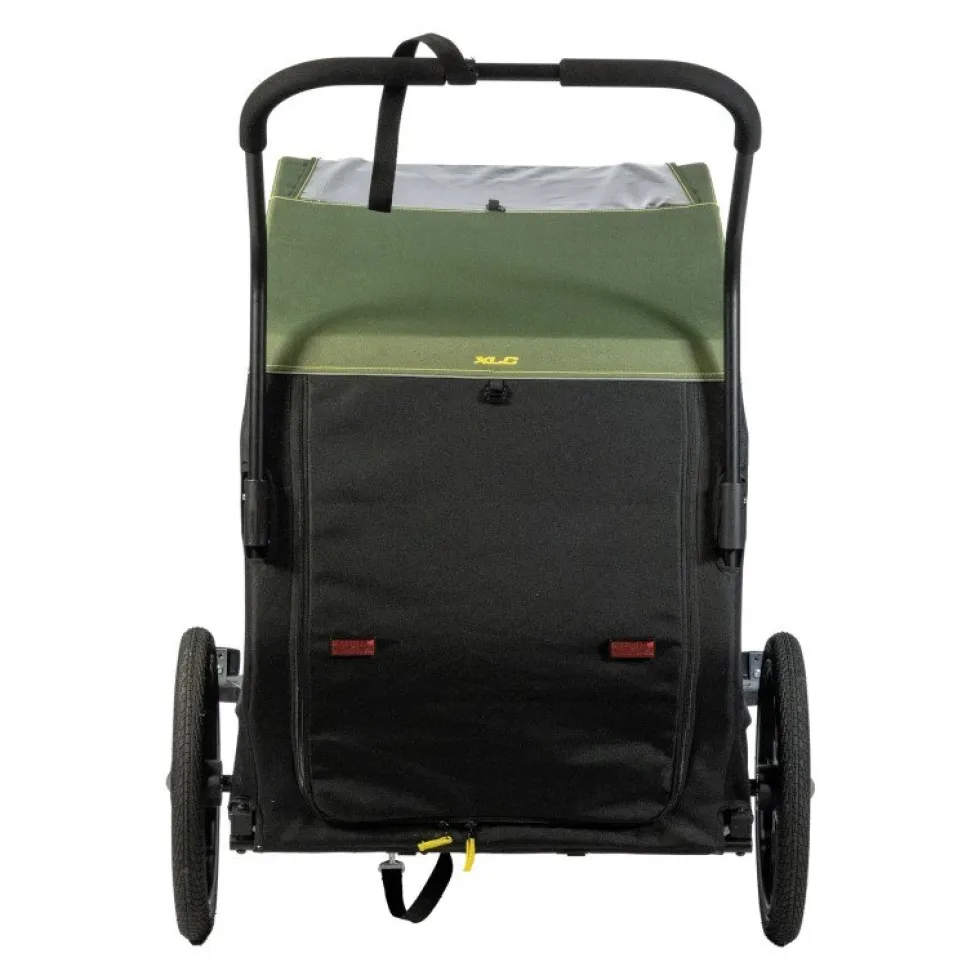 XLC Fietskar voor Honden Dog Large BS-C13 - moss green/lime/black