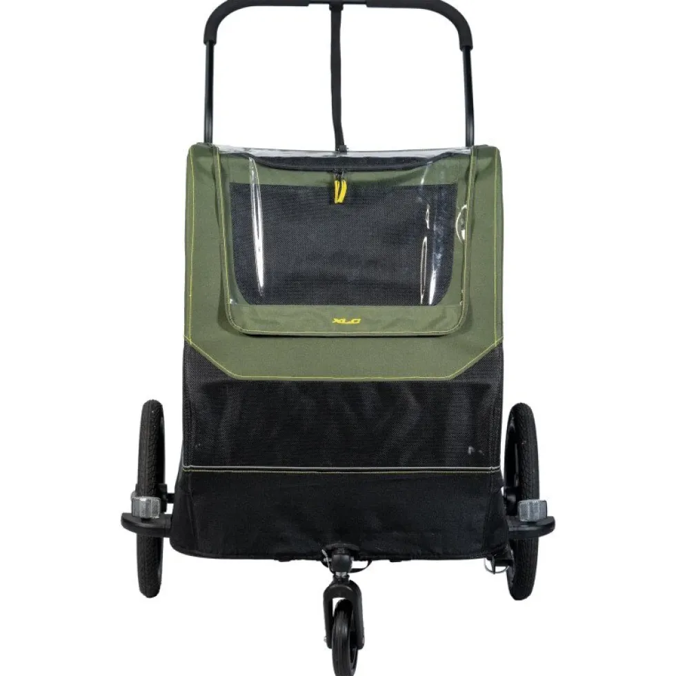 XLC Fietskar voor Honden Dog Large BS-C13 - moss green/lime/black