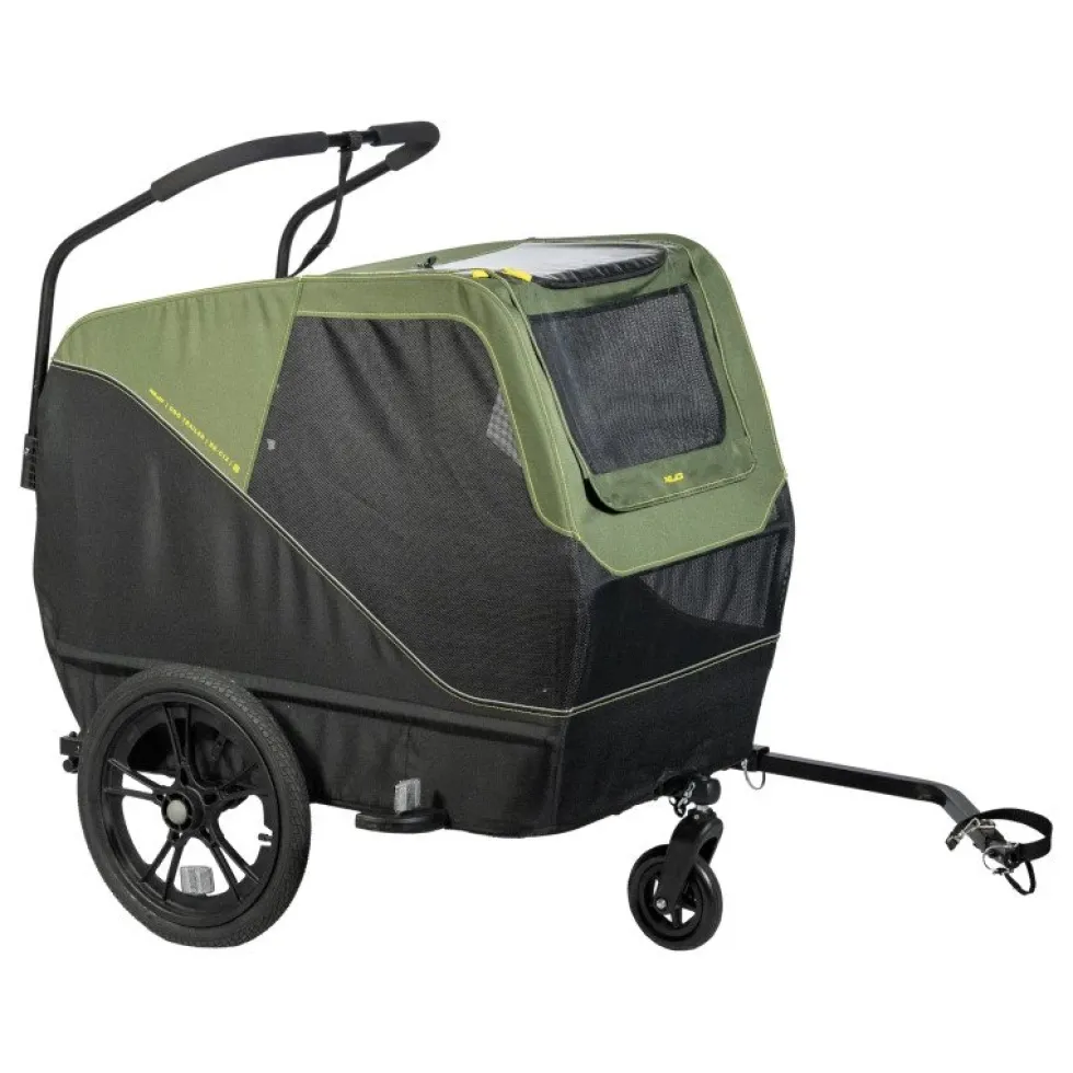 XLC Fietskar voor Honden Dog Large BS-C13 - moss green/lime/black