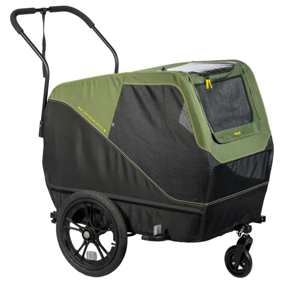 XLC Fietskar voor Honden Dog Large BS-C13 - moss green/lime/black