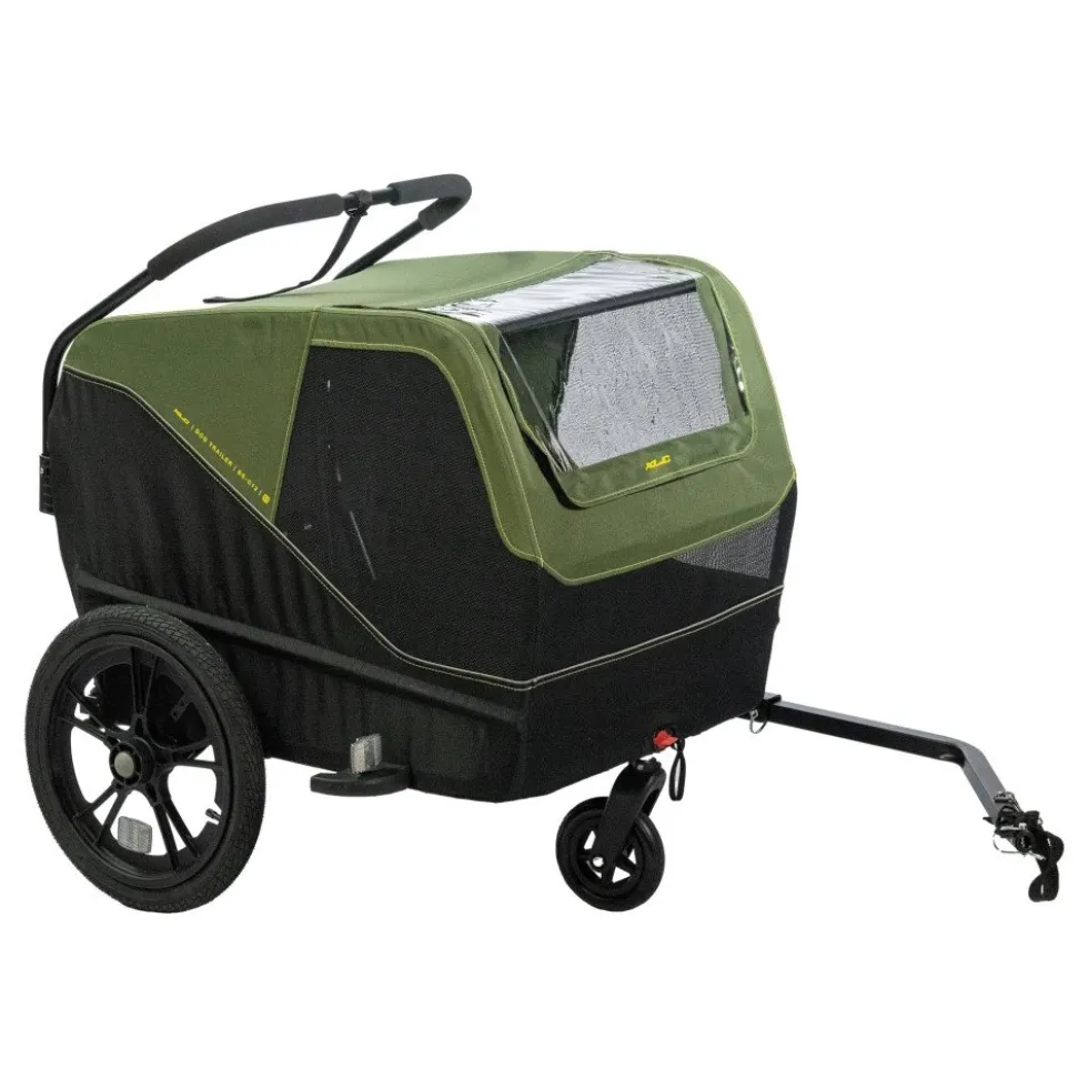 XLC Fietskar voor Honden Dog Medium BS-C12 - moss green/lime/black