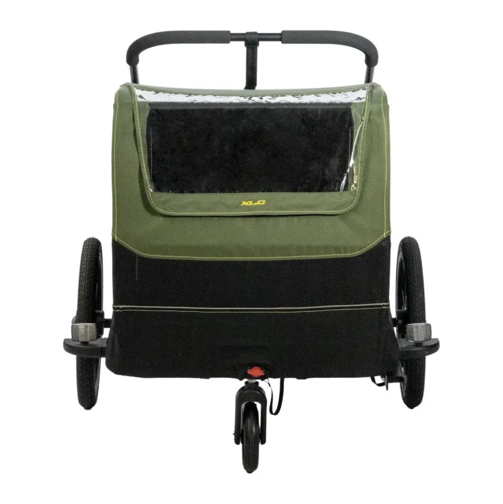 XLC Fietskar voor Honden Dog Medium BS-C12 - moss green/lime/black