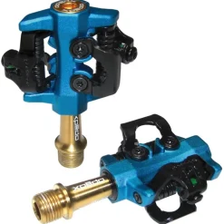 Xpedo CXR Pro Ti Clipless Pedal - blue/gold