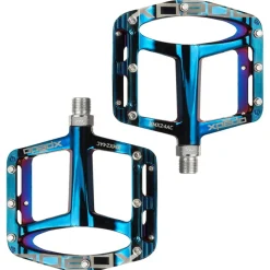 Platformpedalen < Xpedo Spry+ Flat Pedal - blue ray