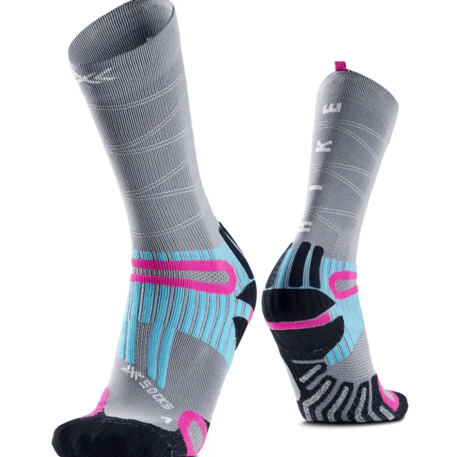 Sokken|Sokken < X-Socks Hike Anatomix Crew Sokken - clay grey