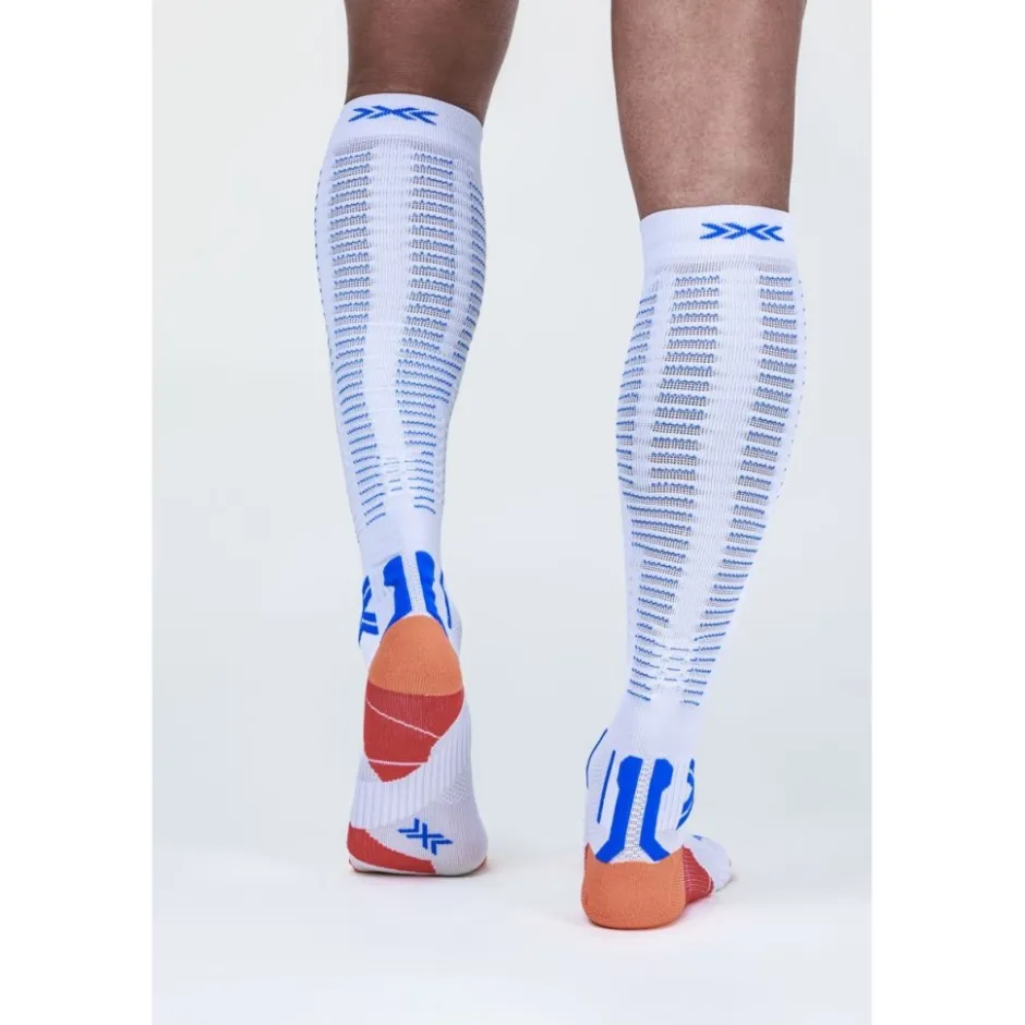 Sokken < X-Socks Run Expert Effektor OTC Sokken - white/orange/twyce blue