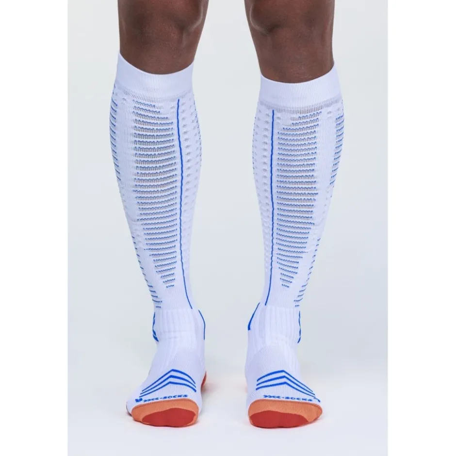 Sokken < X-Socks Run Expert Effektor OTC Sokken - white/orange/twyce blue