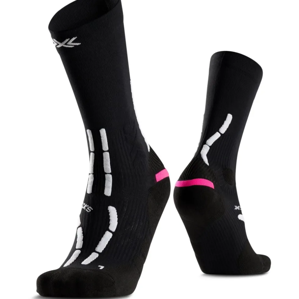 X-Socks Trail Anatomix Crew Sokken - x black/x white