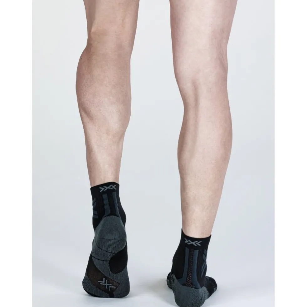 X-Socks Trail Run Discover Ankle Sokken Heren - black/charcoal