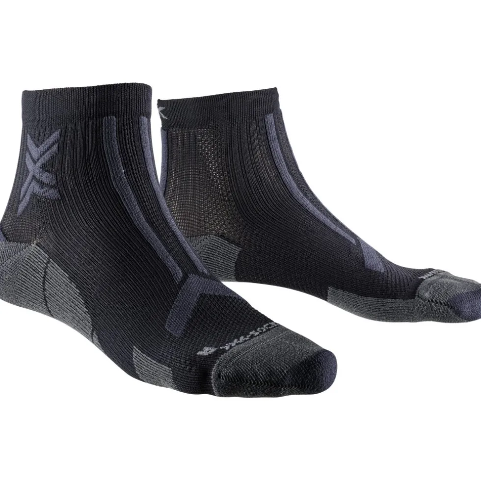X-Socks Trail Run Discover Ankle Sokken Heren - black/charcoal
