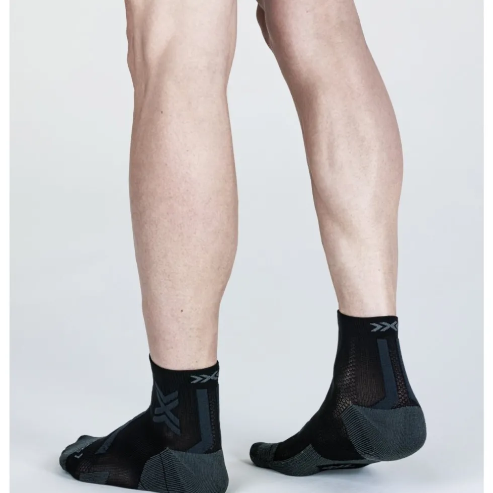 X-Socks Trail Run Discover Ankle Sokken Heren - black/charcoal