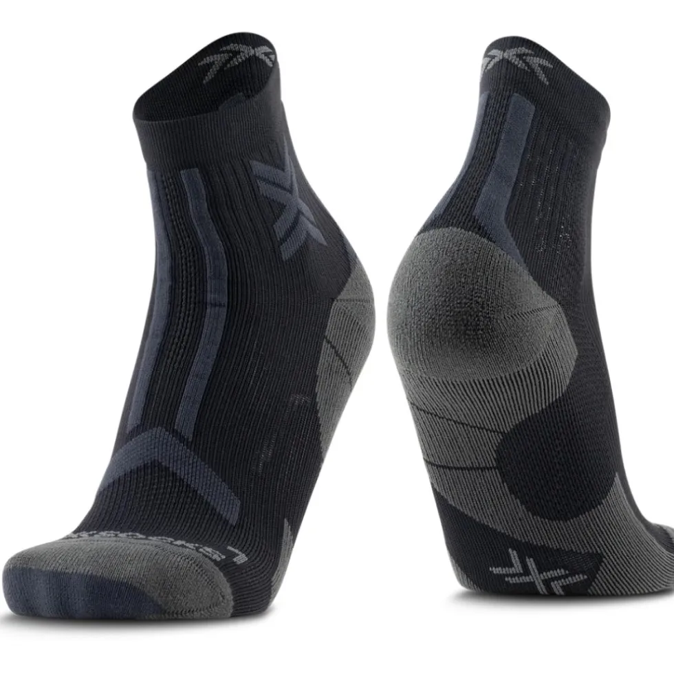 X-Socks Trail Run Discover Ankle Sokken Heren - black/charcoal