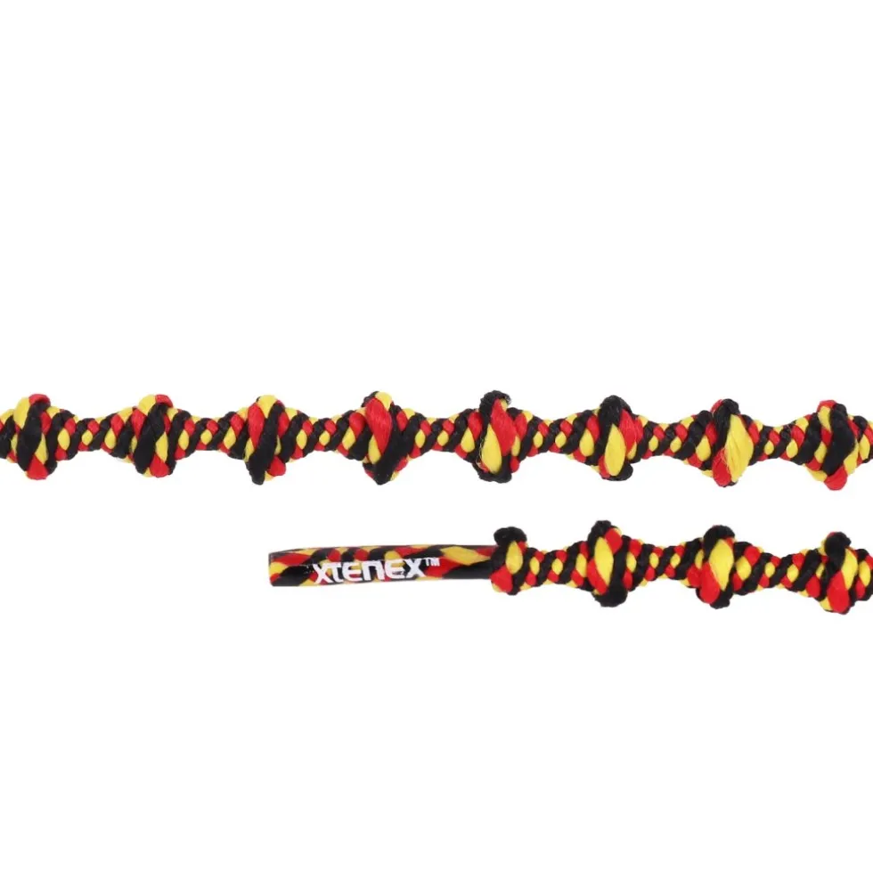 Xtenex Sport Veters - 75cm - zwart/rood/goud