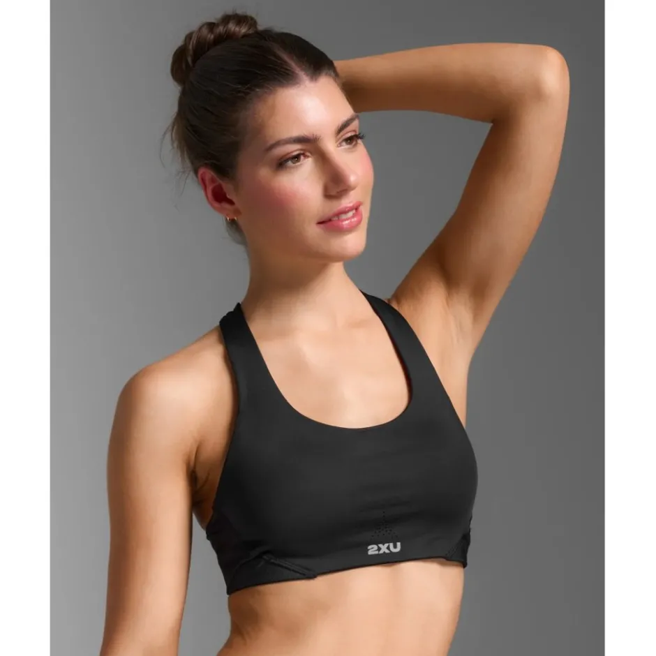 Sport Bh'S|Ondergoed < 2XU Aero eh Dae port-bh et ediu onderteuning - back/iver refective