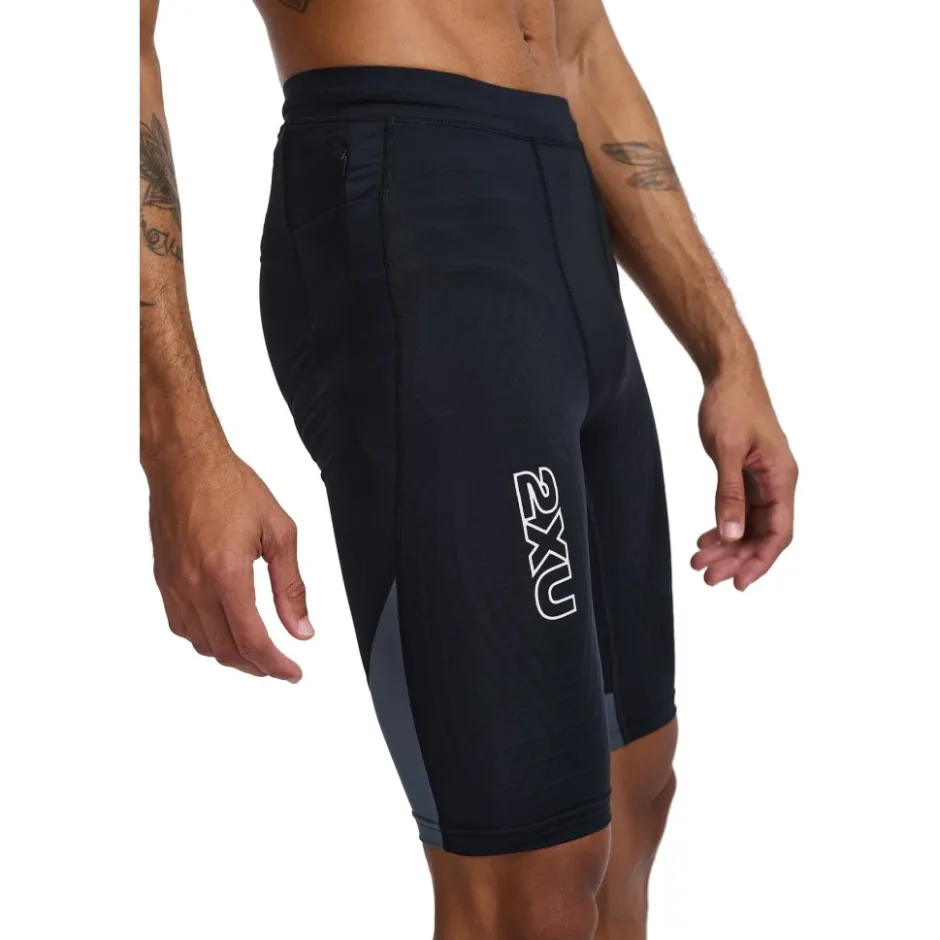 Broeken & Rokken < 2XU ight peed React Cop Hardoophort Heren - back/white refective