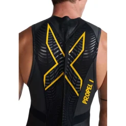 2XU Propel P:1 Wetsuit zonder mouwen Heren - black/ambition