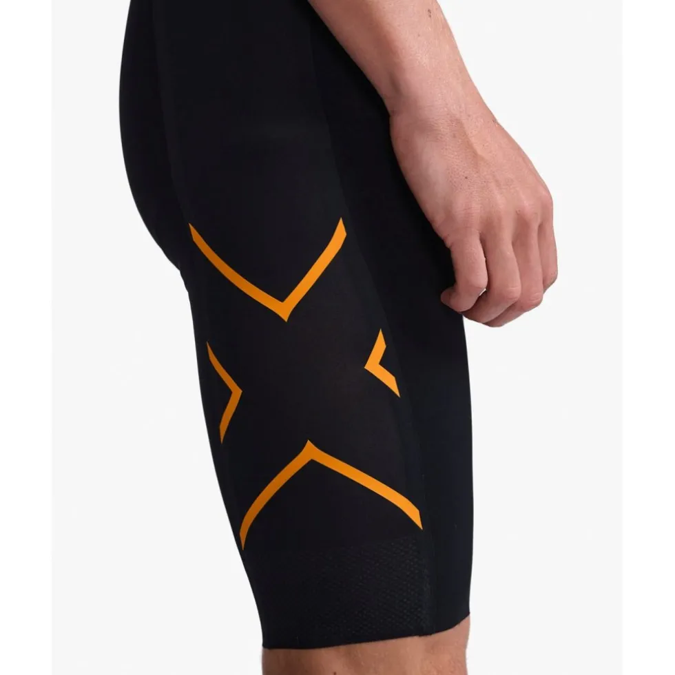 2XU Propel Swimskin Wetsuit Heren - black/turmeric
