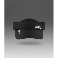 Mutsen < 2XU Run Visor - zwart/zwart