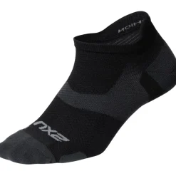 2XU Vectr Light Cushion No Show Sokken - black/titanium