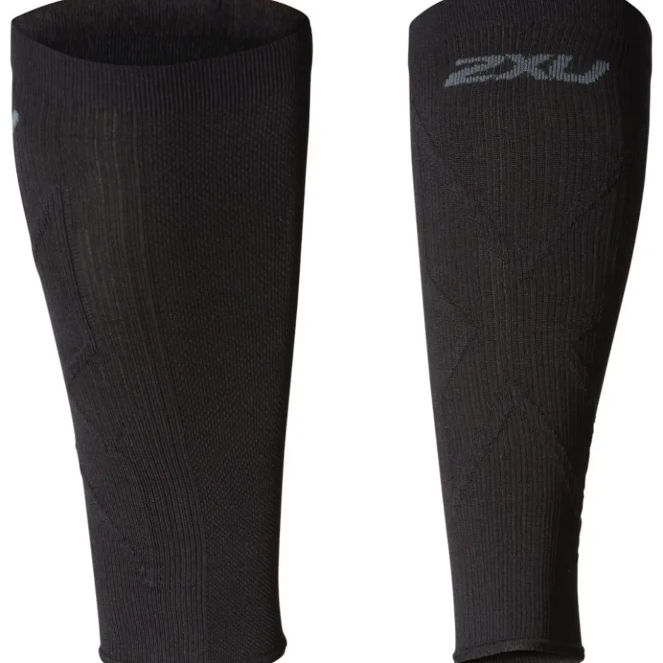 Sportbandages & Braces|Sportbandages & Braces < 2XU X Compression Caf Kuit-Compressor - zwart/zwart