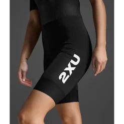Trisuits|Trisuits < 2XU Aero Hex eeved Triuit Dae - zwart/wit