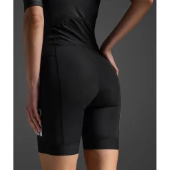2XU Core Sleeved Trisuit Dames - zwart/wit