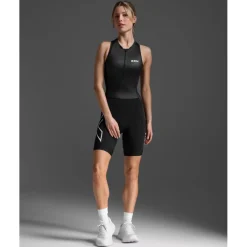 2XU Core Trisuit Dames - zwart/wit