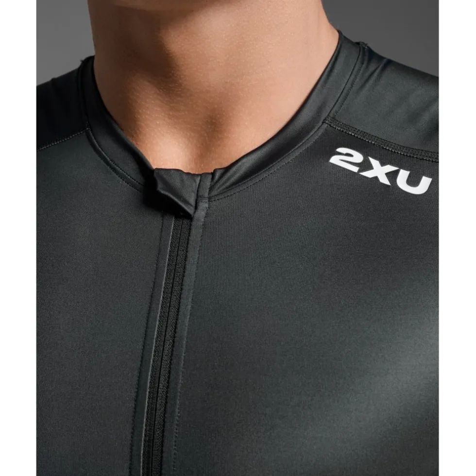 2XU Core Tri Tanktop Heren - zwart/wit