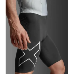 2XU Light Speed React Sleeved Trisuit Heren - cool matcha/india ink