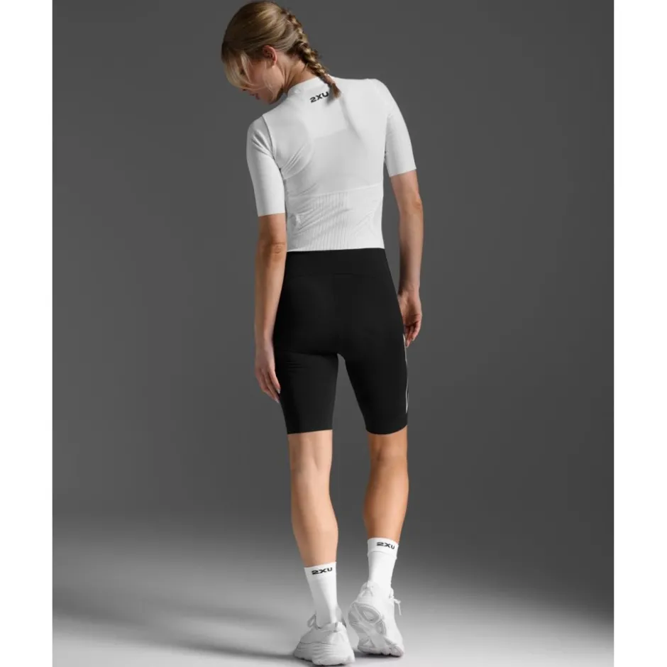 Trisuits|Trisuits < 2XU ight peed React eeved Triuit Dae - zwart/wit