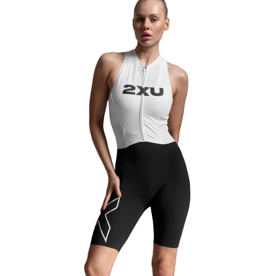 Trisuits|Trisuits < 2XU ight peed React Triuit zonder ouwen Dae - back/white