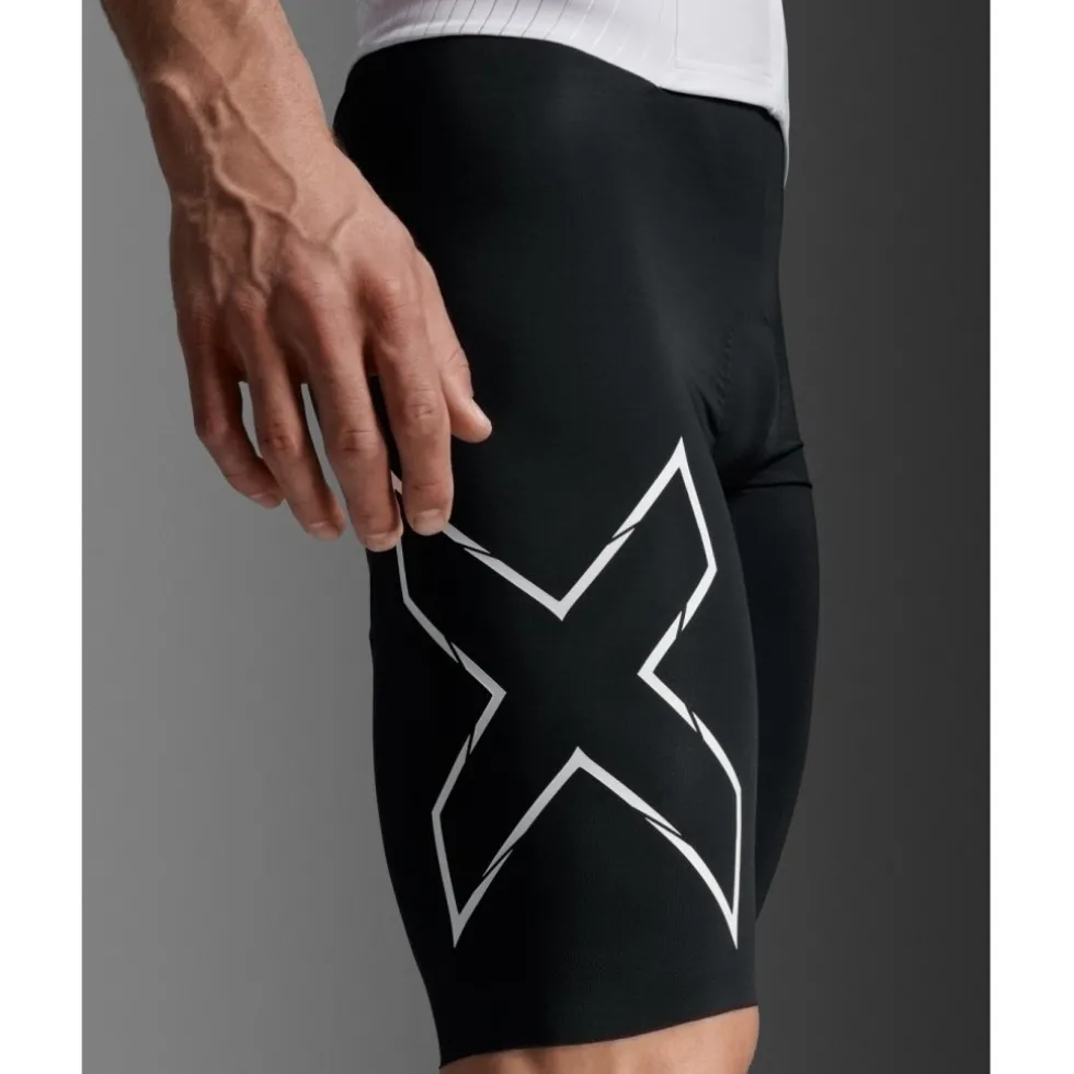 2XU Light Speed React Zonder Mouwen Trisuit Heren - black/white