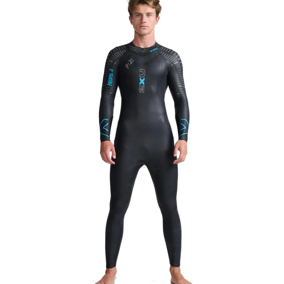 2XU Propel P:2 Wetsuit Heren - black/aloha